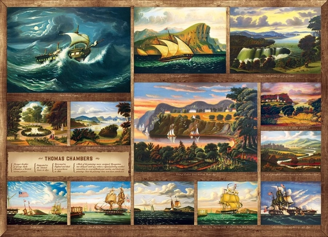 Puzzle COBBLE HILL Thomas Chambers 1000 pièces