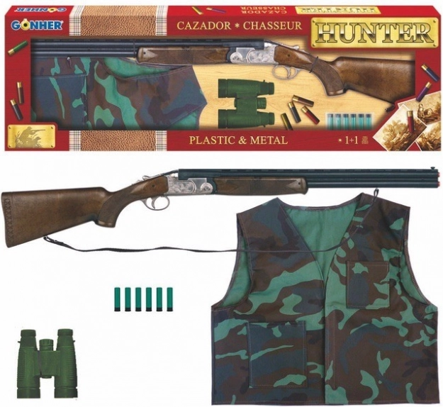Ensemble de fusil à pompe avec gilet Gonher