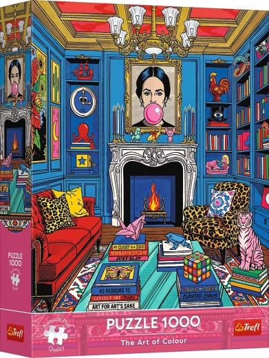 Trefl Puzzle Premium Plus The Art of Colour : Galerie d’art à la maison 1000 pièces