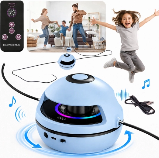 Accessoire électrique interactif pour sauter avec musique, Bluetooth, télécommande et compteur