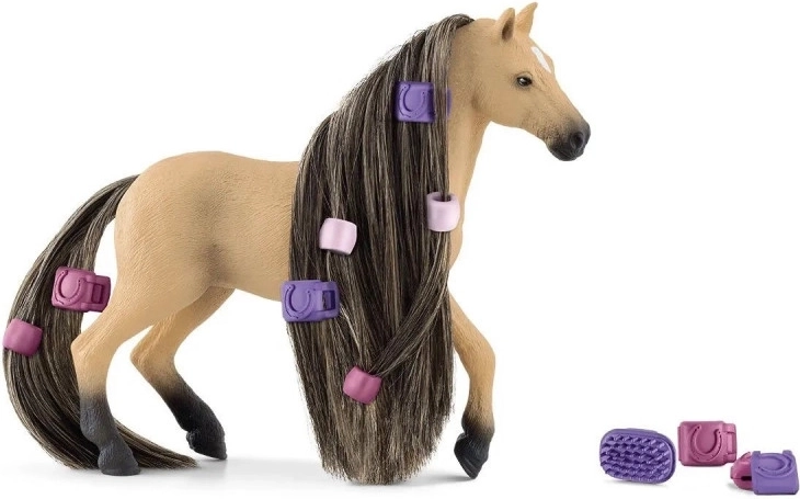 Schleich Horse Club jument andalouse avec crinière à coiffer