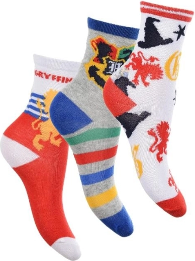 Lot de 3 paires de chaussettes Harry Potter Gryffondor