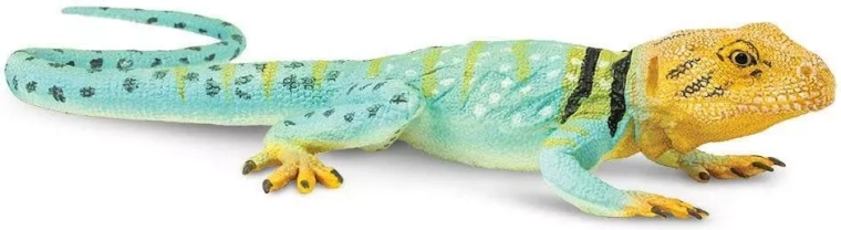 Figurine de lézard à collier Safari Ltd. - 1 pièce