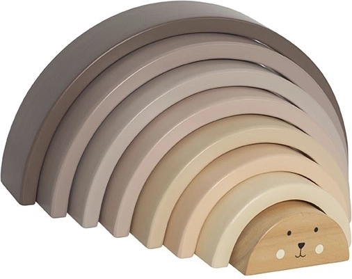 Arc-en-ciel en bois empilable Jabadabado