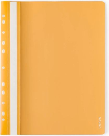 Chemise à attache rapide A4 avec attache euro VERDE moutarde (PP brillant/mat)
