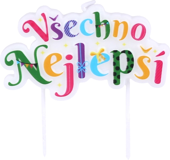 Bougies d’anniversaire avec support – Joyeux anniversaire