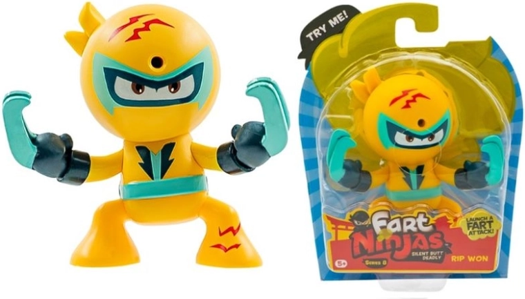 Fart Ninjas figurine sonore Rip Won