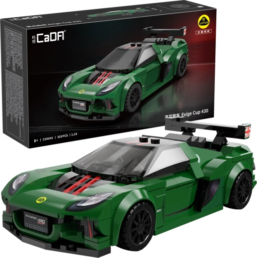 Jeu de construction CaDA voiture de course LOTUS Exige Cup 430 – 319 pièces (échelle 1:24)