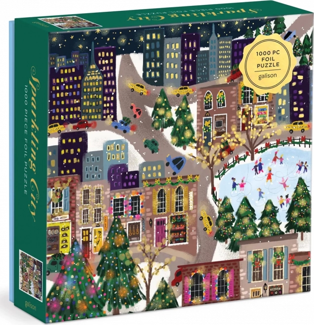 Puzzle métallisé Sparkling City 1000 pièces