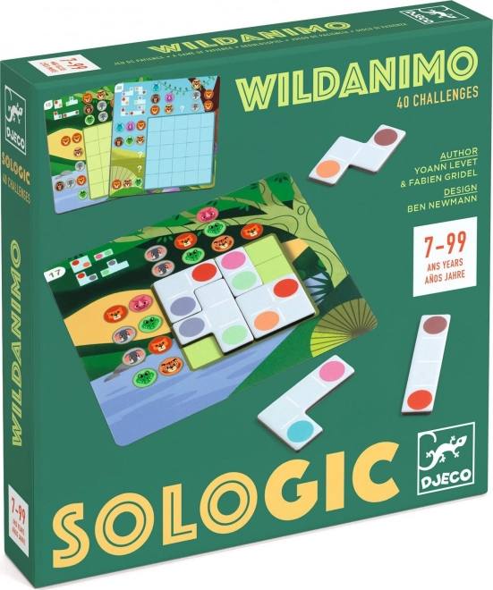 Jeu logique de poche Sologic Wildanimo par DJECO
