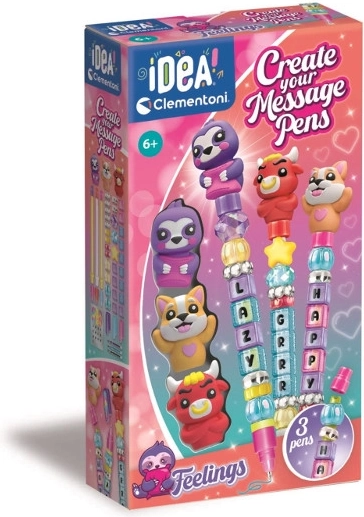 Mini usine à stylos à messages Émotions – kit créatif