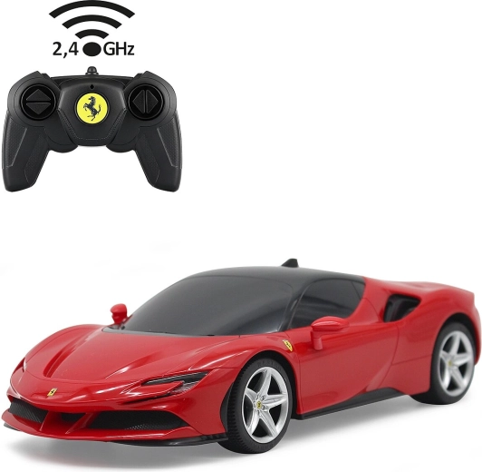 Voiture télécommandée Ferrari SF90 Stradale 1:24 rouge 2,4 GHz Jamara - 1 pièce