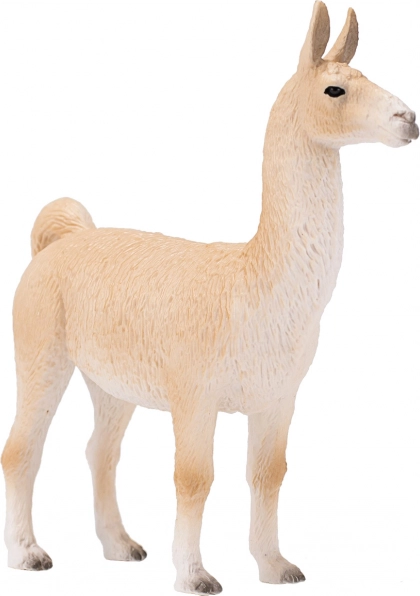 Figurine de lama en plastique réaliste