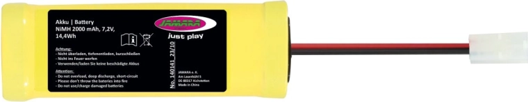 Batterie rechargeable Jamara Racing Pack NiMH 7,2 V 2000 mAh avec connecteur Tamiya