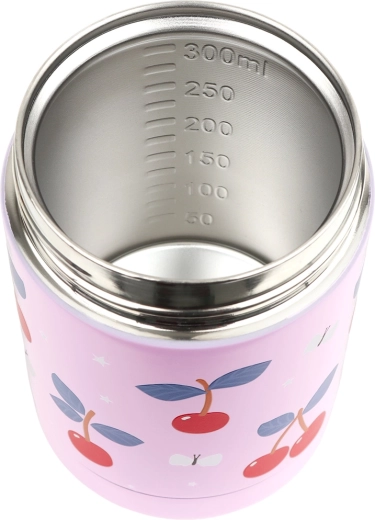 A Little Lovely Company récipient alimentaire isotherme en acier inoxydable cerises