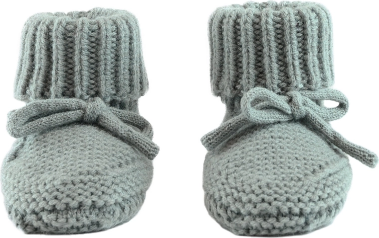 Chaussons tricotés en mérinos Lodger 6–12 mois