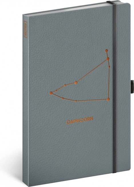Carnet NOTIQUE Zodiaque Capricorne, ligné 13 × 21 cm