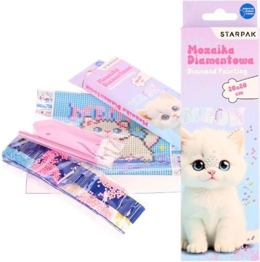 Mosaïque diamant chaton - 1 pièce