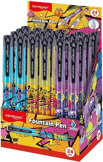Stylo-plume avec tatouage KEYROAD