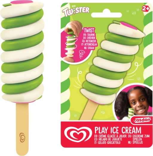 Casdon Algida Twister glace verte sur bâtonnet – jouet