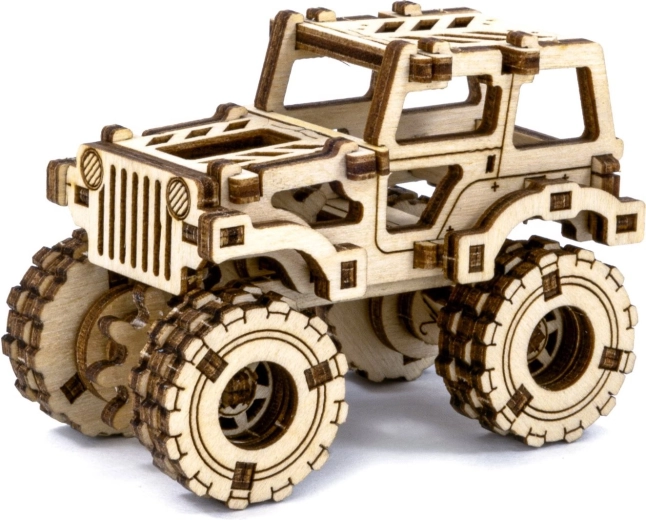 puzzle 3D en bois monster truck Superfast WOODEN CITY