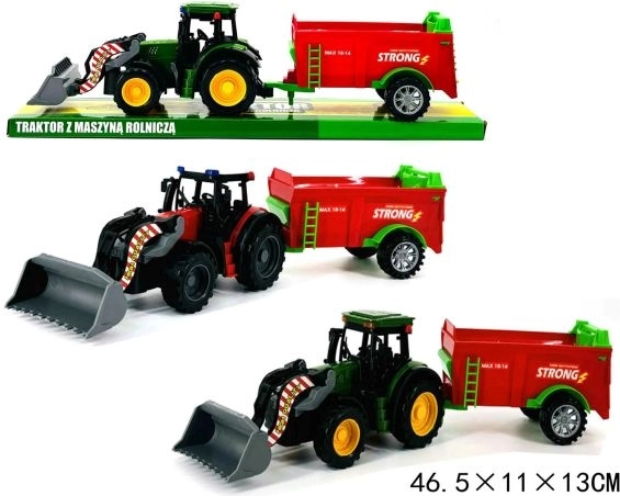 Tracteur avec machine agricole