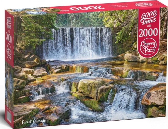Puzzle CHERRY PAZZI Cascade forestière 2000 pièces