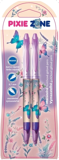 Stylos effaçables Pixie Crew Papillons, 2 pcs