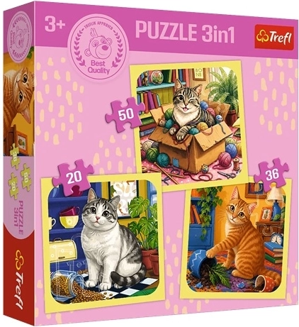 Puzzle pour enfants 3 en 1 Moments de joie