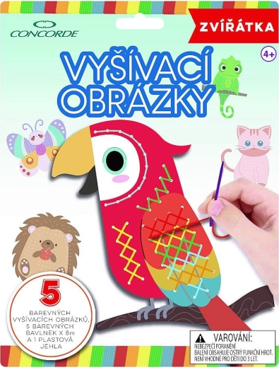 Images à broder CONCORDE animaux – kit pour enfants