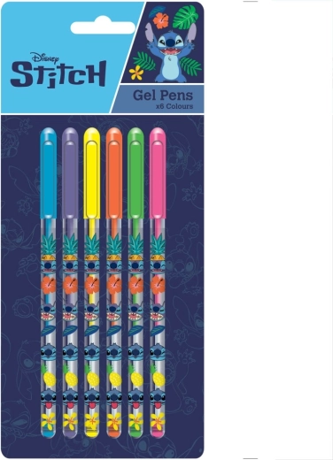 Set de stylos gel DISNEY Lilo & Stitch – 6 couleurs