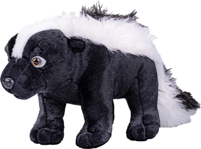 Moufette rayée en peluche 50 cm