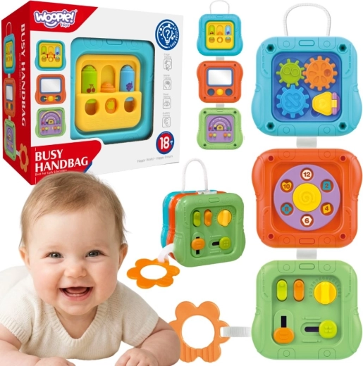 Cube sensoriel d’activités 6-en-1 Woopie Baby