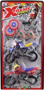 Motos à visser pour enfants – lot de 2 pièces, assortiment de couleurs
