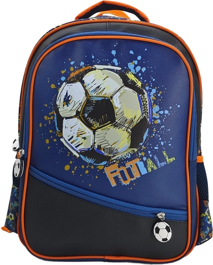 Sac à dos pour enfants avec motif de football 40 cm