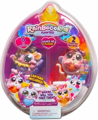 Figurines lumineuses RainboCorns Flash avec cordon