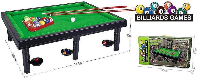 Billard de table pour enfants ADAR 61,5 × 28,5 cm