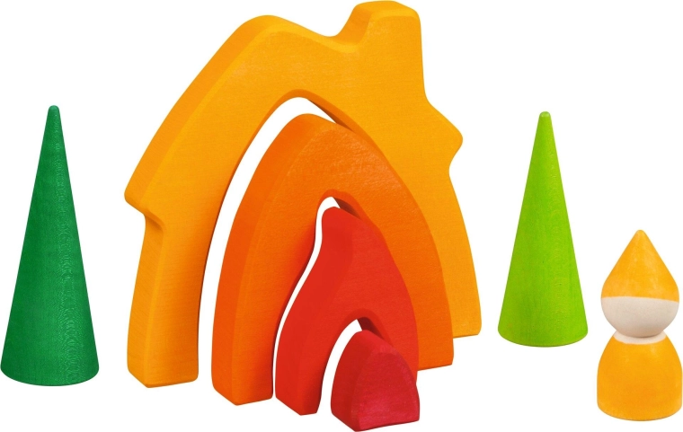 Chalet de lutins en bois Goki evolution