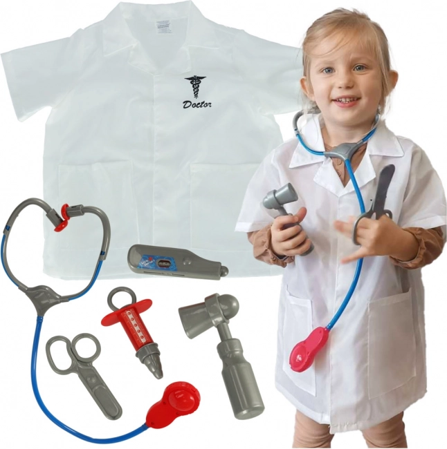 Costume enfant médecin avec accessoires 3-8 ans