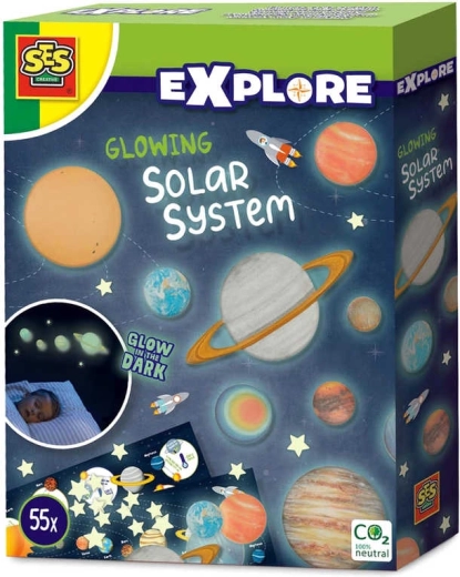 Décorations phosphorescentes de planètes et d’étoiles SES Creative