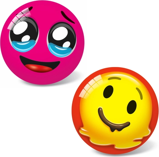 Balle avec visage emoji 11 cm