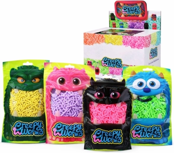 Vers en mousse en sachet 19 × 14 cm