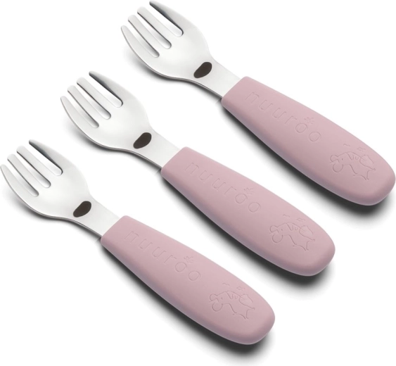 NUUROO Felix set de fourchettes woodrose (3 pcs)