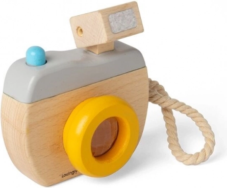 Appareil photo en bois avec flash Bigjigs Toys