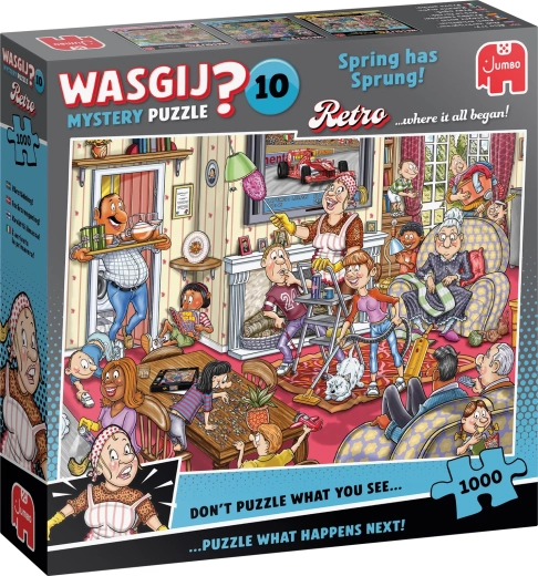 Jumbo Wasgij Retro Mystery 10 : le printemps est là ! 1000 pièces