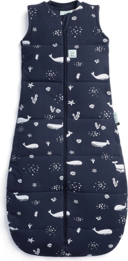 Ergopouch gigoteuse en jersey en coton biologique Whale 2,5 TOG (3–12 mois, 6–10 kg)