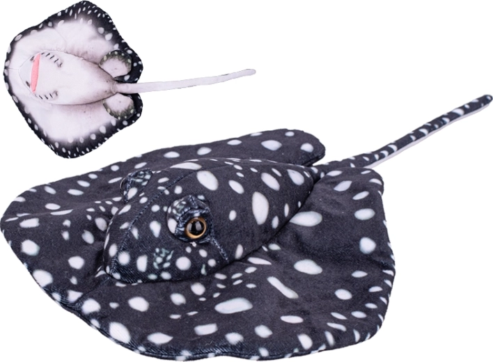 Raie en peluche 40 cm – noire