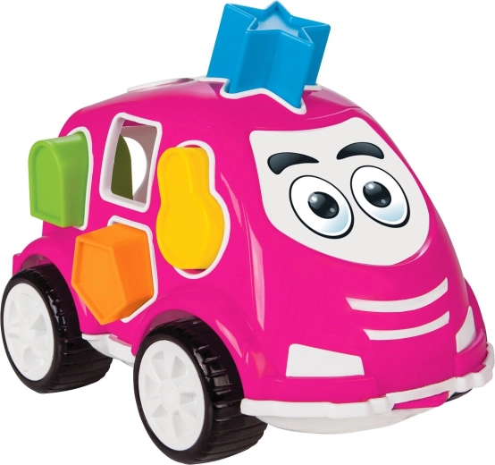 Voiture éducative à encastrer Jamara avec formes rose