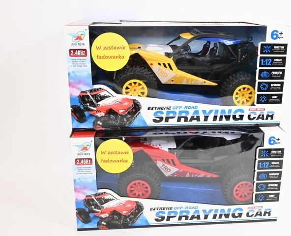 Voiture RC tout-terrain avec effet fumée