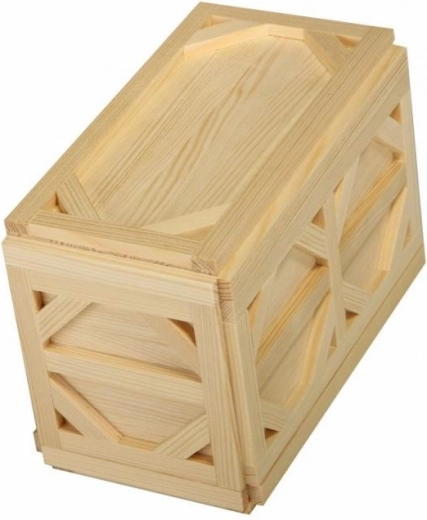 Tirelire en bois en forme de poule